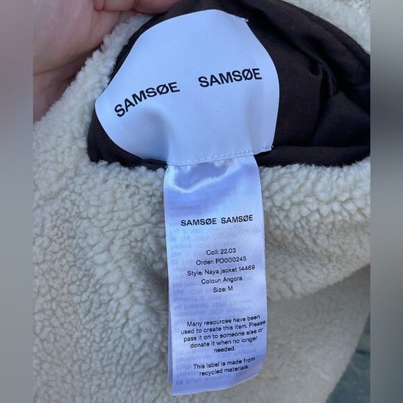 Samsøe Samsøe reversible Naya jacket size medium - Picture 12 of 15